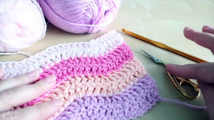 CROCHET: How to crochet straight edges on a ripple blanket | Bella Coco