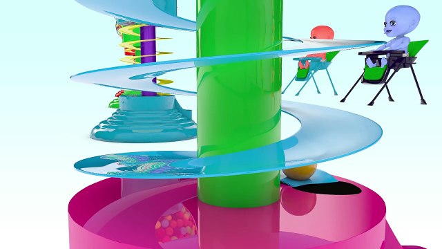 Learn Colors with 3D Baby Gumball Candy Part 2 - Colours for Kids Children Toddlers