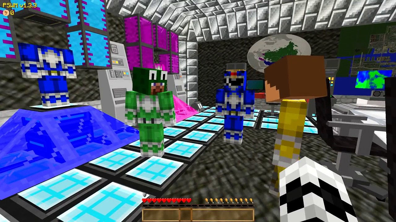 Minecraft POWER RANGERS SERIES - WHO IS THE MYSTERIOUS WHITE RANGER???? - Donut the Dog Minecraft