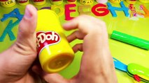 Alphabet Play Doh Learn Random Animals Letters A den Z Alfabeto de Massinha com Animais ABC Dotted