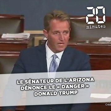 Le sénateur de l'Arizona évoque dans un discours « le danger » Trump