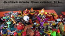 Alle 48 Skylander Giants kurz vorgestellt real und im Spiel - Elemente Wasser und Geister - Teil 2/4