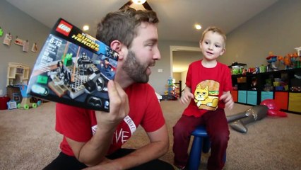 Father Son LEGO SUPER HERO DUEL! Batman, Iron Man, MORE!