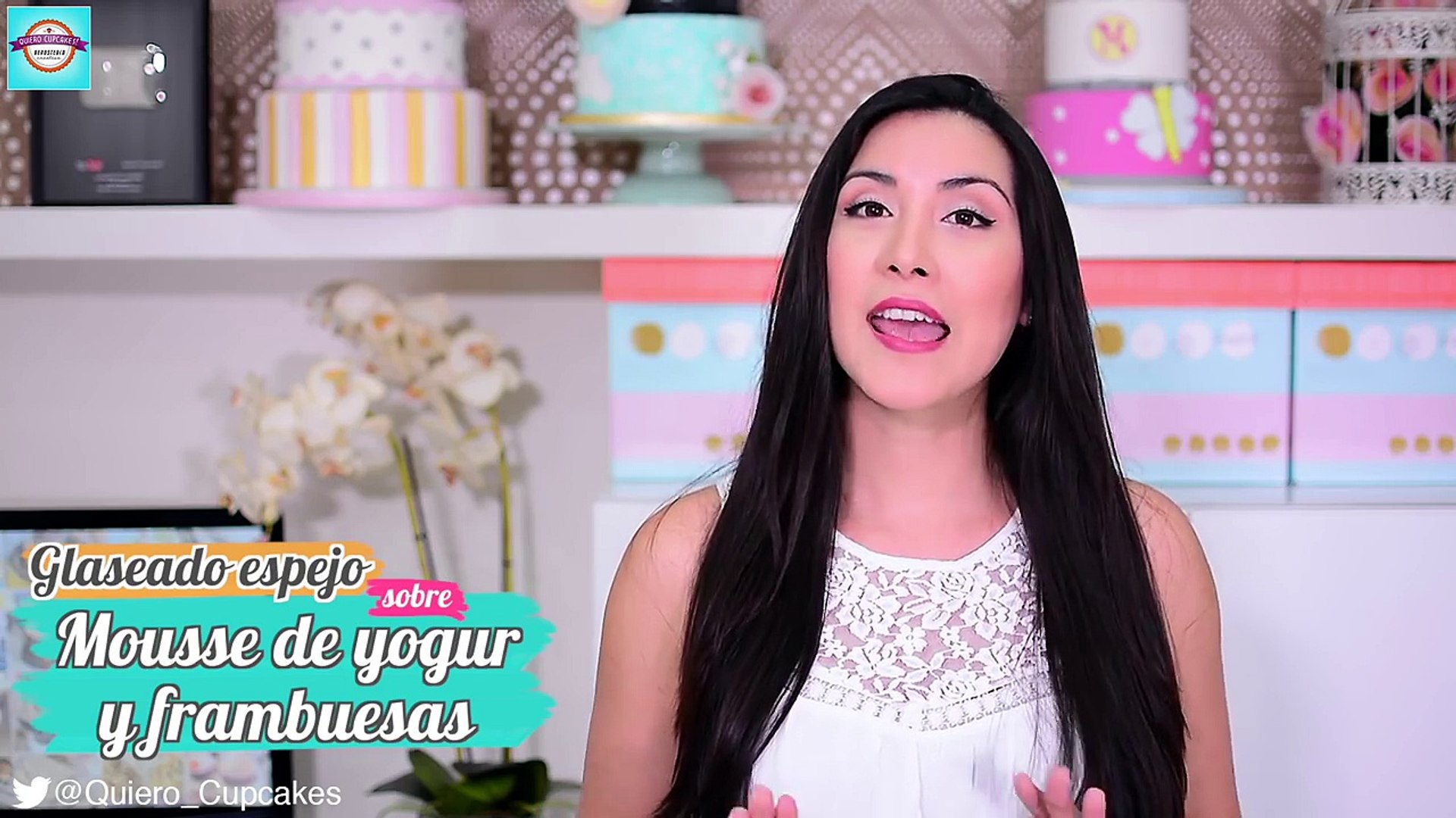 Glaseado espejo sobre mousse de yogur y frambuesa | Mirror Glaze | Quiero  Cupcakes! – Видео Dailymotion