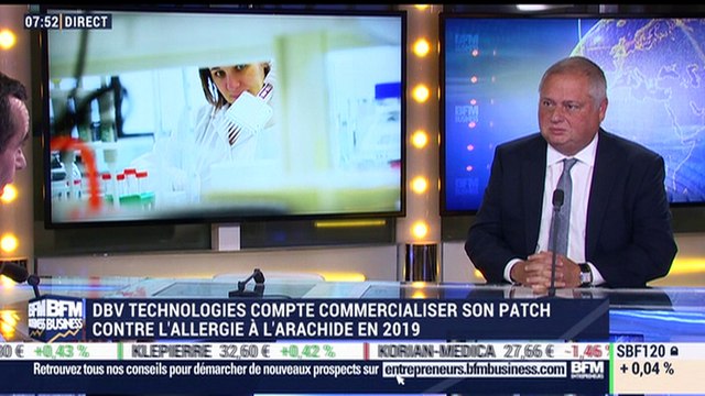 DBV Technologies perd presque la moitié de sa capitalisation en Bourse - 25/10