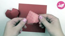 Origami Puffy Heart Instructions 3d Paper Heart Diy