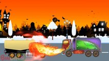 Good vs Evil | Fuel Tank | Learn Street Vehicles For kids | Trucks For Children