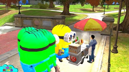 100 GREEN Minions - Nursery Rhymes Lightning McQueen Cars - Collection Nursery Rhyme And Kids Songs