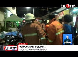 Lima Rumah Warga di Petojo Terbakar Ludes