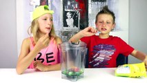Extreme SOUR SMOOTHIE Challenge!!!! Warheads, Toxic Waste (DANGEROUS!!!)