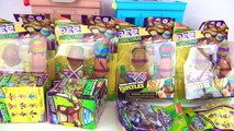 TEENAGE MUTANT NINJA TURTLES TMNT Connectibles PEZ Candy Dispensers, Toy Surprises, Lollipop / TUYC