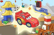 Lego Lightning McQueen VS Francesco Bernoulli Race! Cartoon Lego Duplo Playground 3 Kids Game Video
