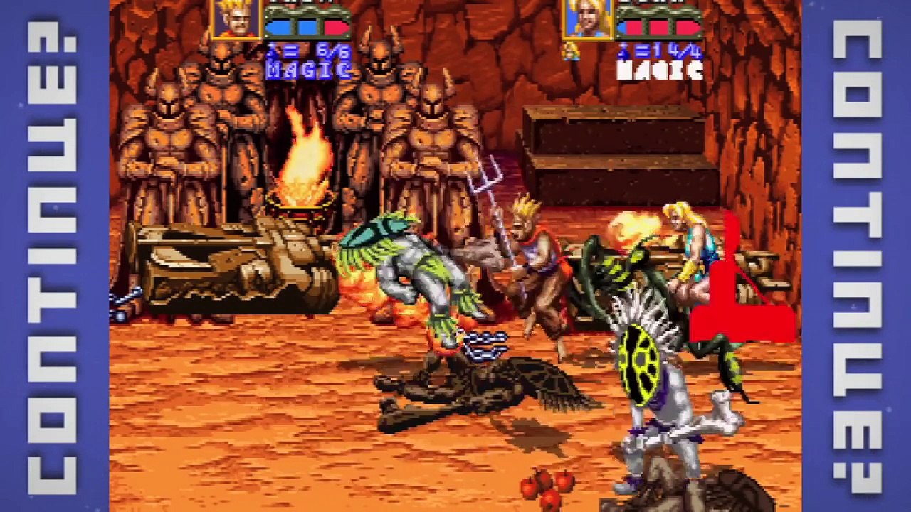Golden Axe: The Revenge of Death Adder - (Arcade) - Continue?