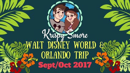 Walt Disney World & Orlando Vacation Vlog #1 | Journey to Gatwick Airport | Krispysmore | Sept 2017