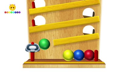 Learn Colors with Soccer Balls for Children - Pacman Eating Soccer Balls Video for Kids