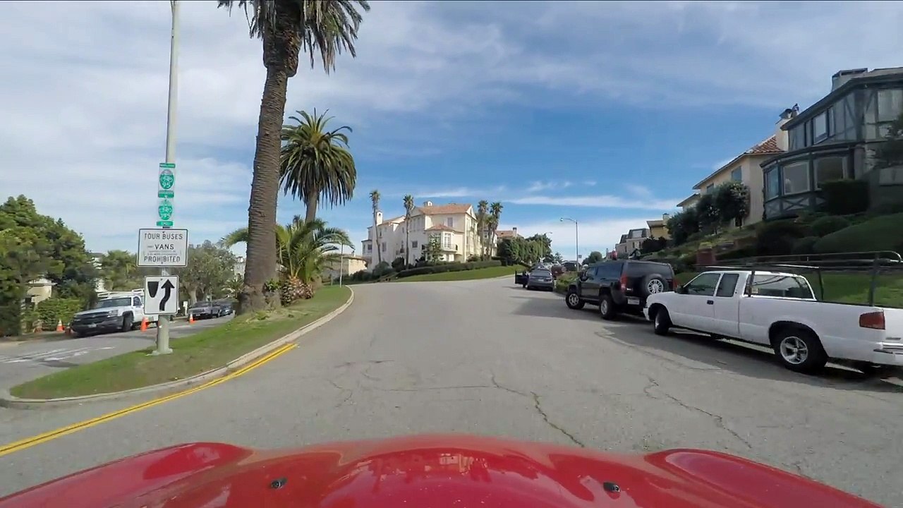 GoPro dashcam drive around Sea Cliff in San Francisco