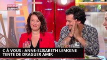 C à Vous : Anne-Elisabeth Lemoine tente de draguer Amir, malaise en plateau (Vidéo)