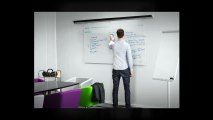 Whiteboards as efficient visual aids in offices