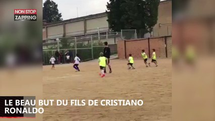 Cristiano Ronaldo : Son fils fait déjà des merveilles sur un terrain de football (Vidéo)
