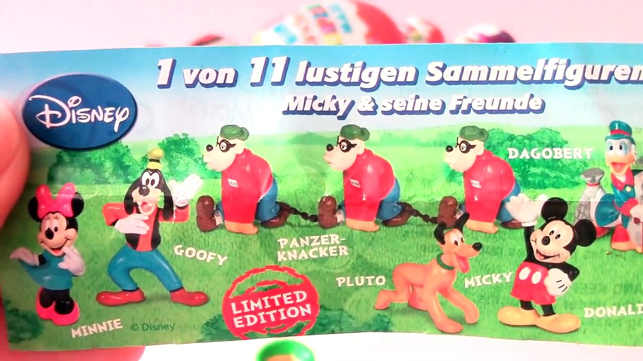 Surprise Eggs Unboxing, Kinder, Zaini, Angry Birds, Mickey, Donald Duck, by Lemon Squeezy