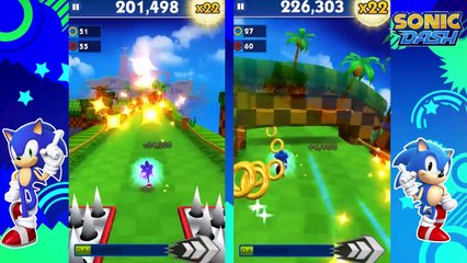 Sonic Dash Showdown: Classic vs Modern Sonic 🌀 | Best Moments for Sonic's 25th Anniversary