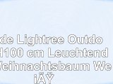Slide Lightree Outdoor H100 cm Leuchtender Weihnachtsbaum Weiß