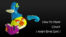 play doh angry birds epic chuck yellow bird - how to make with playdoh