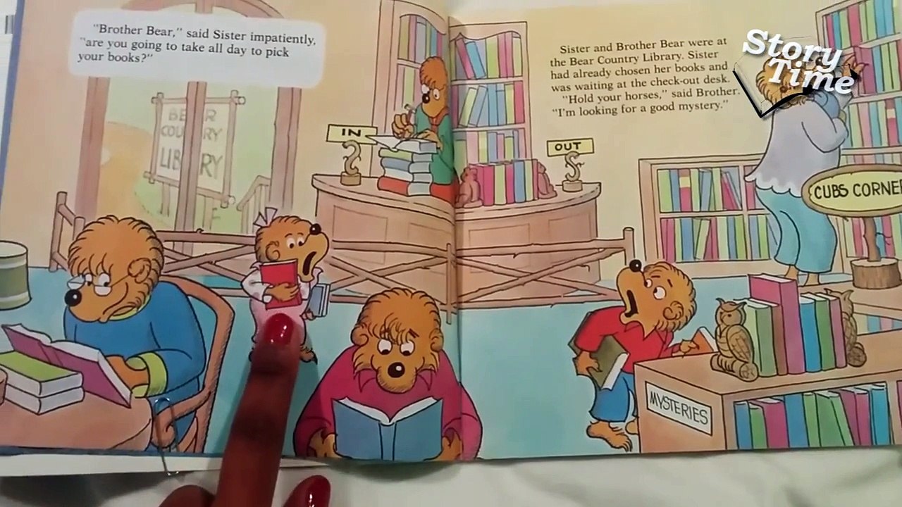 THE BERENSTAIN BEARS - IN THE DARK | KIDS BEDTIME STORY READING | BOOK READ ALOUD FOR CHILDREN