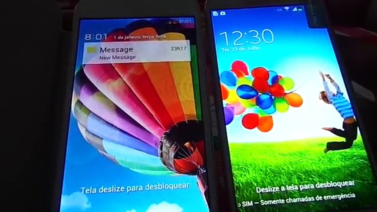 Samsung S4 Réplica x Samsung S4 Original