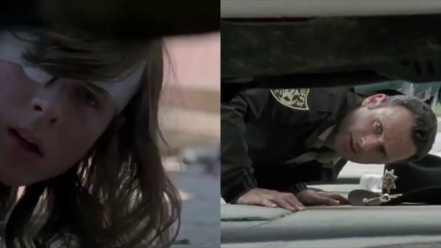 Scène identique 7 ans après dans l'épisode 100 de Walking Dead !! Saison 8