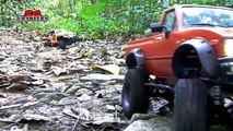 Mudding! Part 2: 11 trucks Offroad RC Adventures Trail finder 2 hilux Axial wraith scx10