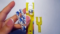 браслет из резинок на рогатке ~ ПАУЧОК | Rainbow Loom Bracelet Spider