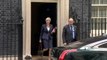 May leaves Downing Street for PMQs