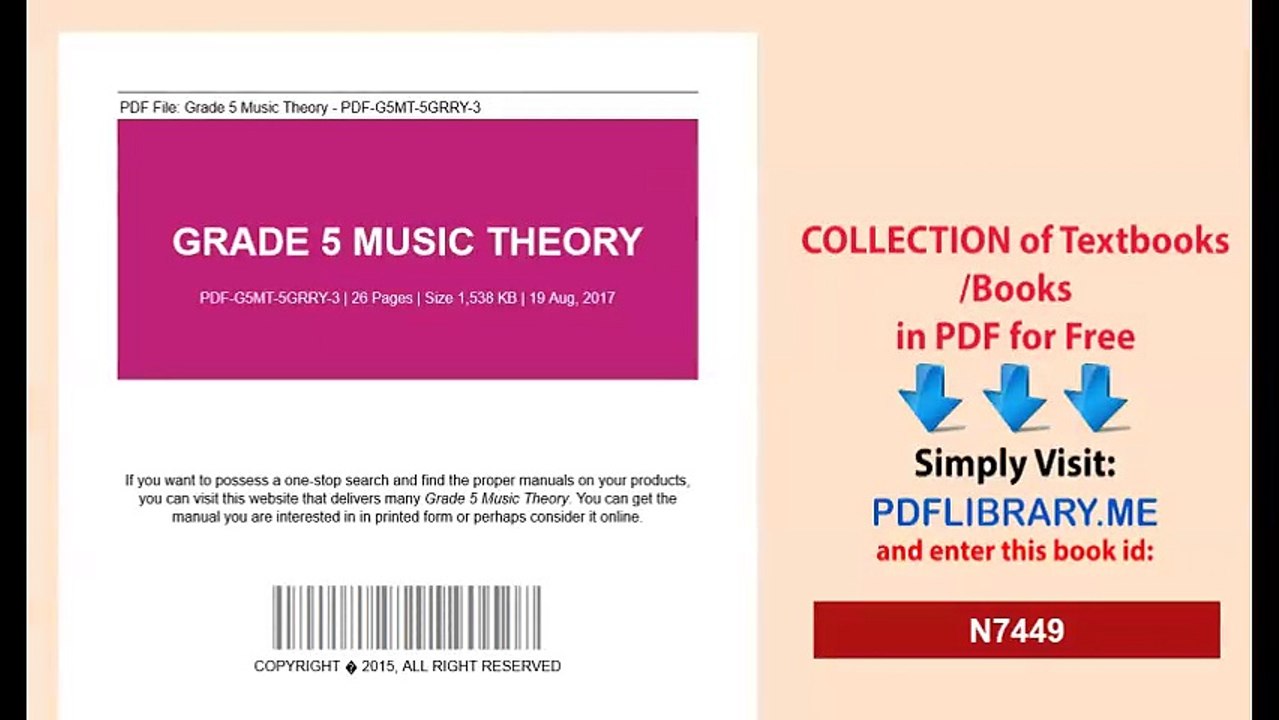 Grade 5 Music Theory