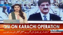 Karachi Operation world's best targeted operation: CM Sindh