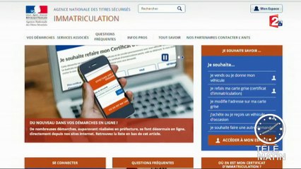 Carte grise : les démarches s'effectuent désormais en ligne