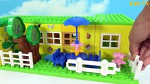 Peppa Pig And Masha and The Bear Blocks Mega House Construction Sets Lego Building Fun Toys For Kids