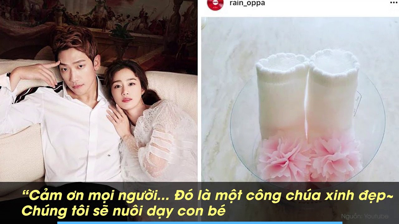 Cuối cùng em bé có “bố là Bi Rain, mẹ là Kim Tae Hee” cũng chào đời rồi!
