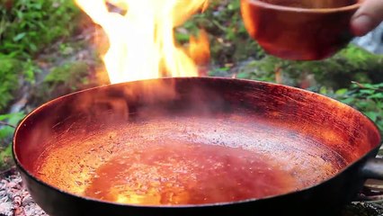 Best Crispy Bacon Omelette + Sweet & Sour Sauce