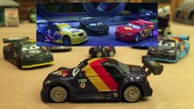 Mattel Disney Cars All Max Schnell Variations (Ice, Carbon, Silver, Neon, Rubber Tires) Die-casts