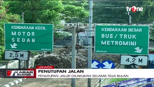 Pembangunan Rel di Manggarai, Jalan Tambak Ditutup 3 Bulan