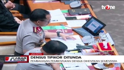 Pembentukan Densus Tipikor Ditunda