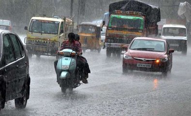 சென்னையில் விட்டு விட்டு ஜில் மழை-வீடியோ