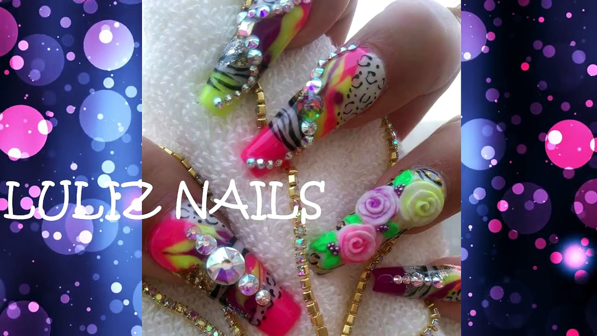 uñas acrilicas rosas estilo sinaloa 3D y punta moderna en colaboracion con  Luliz Nails – Видео Dailymotion