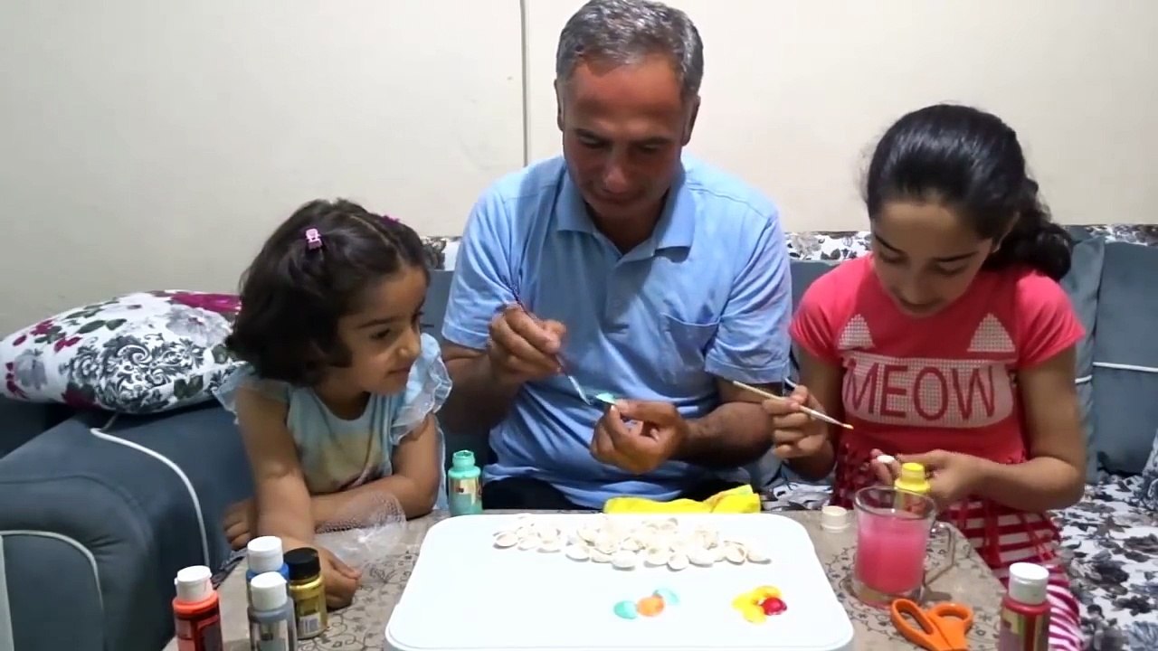 Deniz KABUĞU Süsleme ve boyama ,Life MASTER Konuğum Oldu asyanur ,esma, seyit usta ve ben