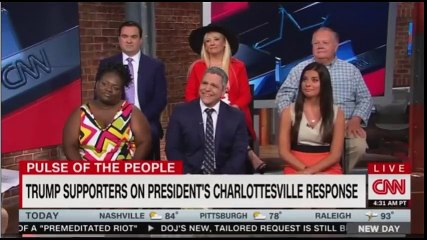 CNN Panel Defends Trump's Comments