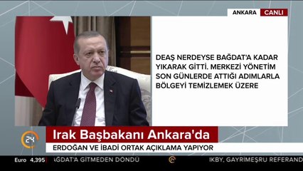 Irak Başbakanı Ankara'da