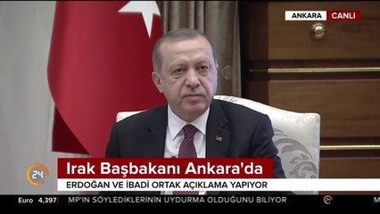 Irak Başbakanı Ankara'da