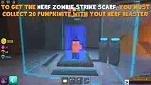 HOW TO GET THE NERF ZOMBIE STRIKE SCARF!  Azure Mines - Hallows Eve 2017  Roblox Event