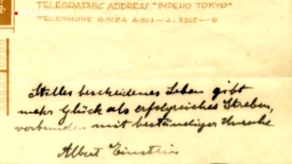 Más de un millón y medio de dólares por notas de Einstein